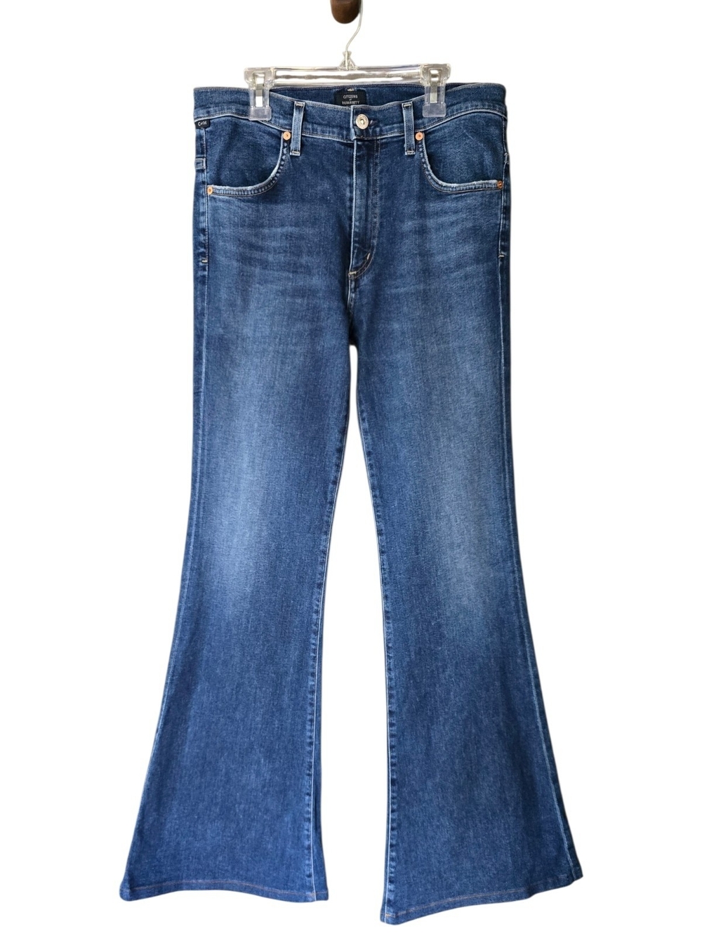 Citizens of Humanity Jeans Size 30 Blue Chloe Mid Rise Super Flare - Picture 5 of 16